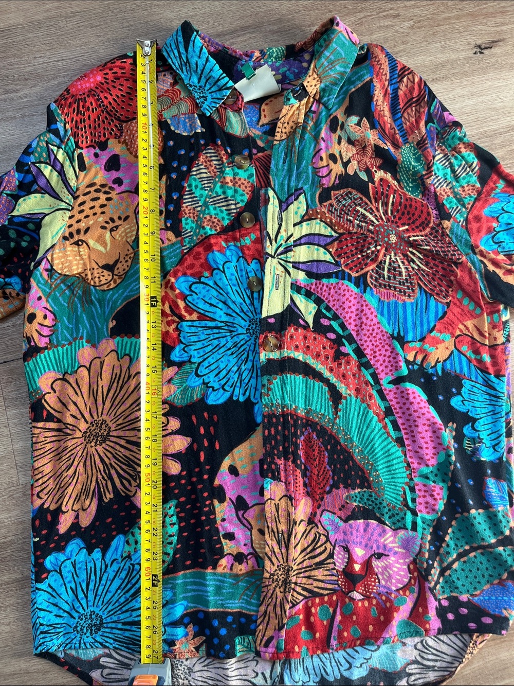 FARM Rio Button-Down Shirt - M - Picture 4 of 5